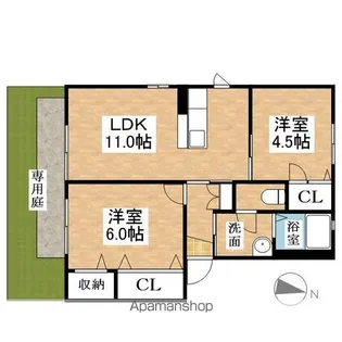 ESPOIRⅠ【1階】の間取り