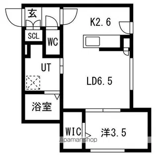 ALPHA RESIDENCE 円山北2条(アルファレジデンス円山北2条)【3階】の間取り