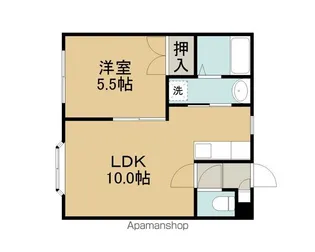 プレジール【3階】の間取り