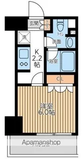 1Kの間取り画像