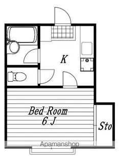 駒木コーポ【2階】の間取り