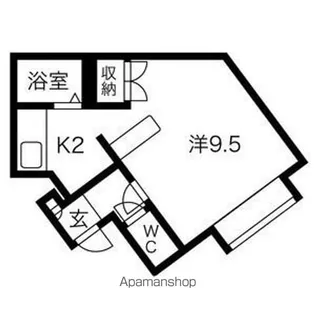 アルファアパル大倉【3階】の間取り