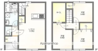 MAISON BLANCHE【1階】の間取り