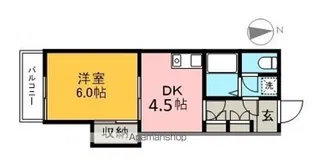 アーバンハイツ上町【3階】の間取り
