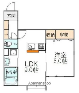 プランタン並木【1階】の間取り