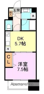 ヴィアーレ北仙台【5階】の間取り