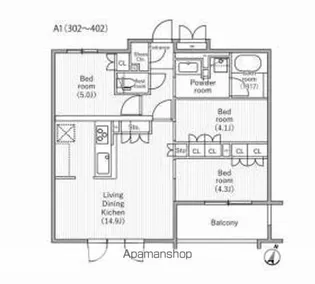 NIDO SAKURAGAOKA【2階】の間取り