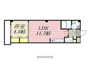 グランディオ検見川【1階】の間取り