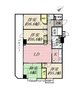 グレイス戸塚イーストヒルズ【7階】の間取り
