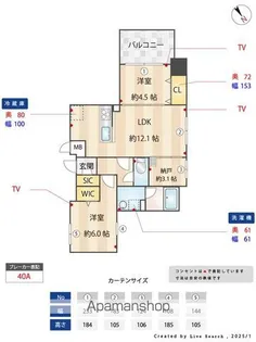 MODERN ASPIRATION 平尾駅前【3階】の間取り