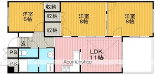 リッツサントノーレ【4階】の間取り