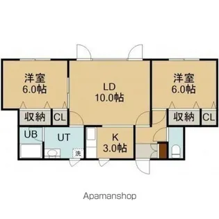 コートラルゴK【2階】の間取り