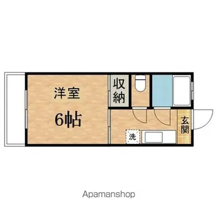 ルナパーク井上【3階】の間取り