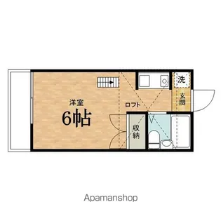 新豊田ハイツ−B号館【2階】の間取り