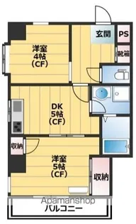クローネ荻窪【502号室】の間取り