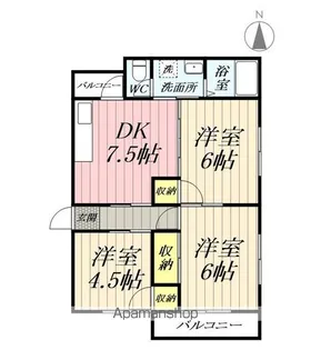 メゾン早稲田S【302号室】の間取り