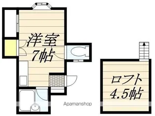 ビューハイム二日市【202・号室】の間取り