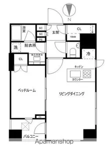 東京都渋谷区神南1丁目【マンション】の間取り