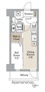 グランカーサ住吉Ⅱ【7階】の間取り
