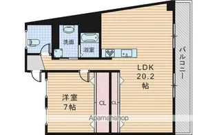 コウフハイツ片山【5C号室】の間取り