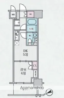 テラス浅草橋【11階】の間取り