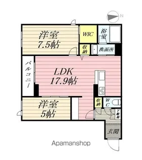 シャーメゾン新寺Ⅰ【3階】の間取り