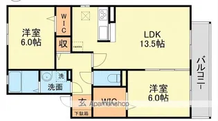 サンフォレスタ【2階】の間取り