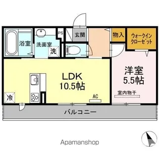 アステール白楽町【3階】の間取り