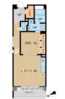 HF若林公園レジデンス【4階】の間取り