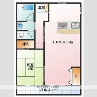 向陽ビル【2階】の間取り