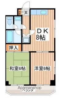 サンコート【1階】の間取り