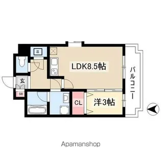 エポラール白壁【1階】の間取り