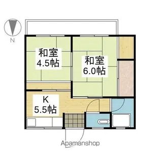 佐伯ハイツ【210.号室】の間取り