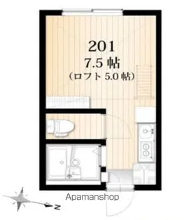 AZEST−RENT上石神井Ⅱ【2階】の間取り