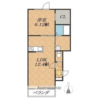 デスパシオⅢ【1階】の間取り