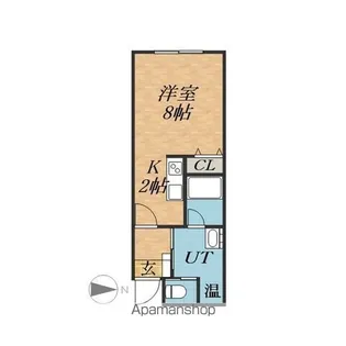 フォレスト19−A【2階】の間取り