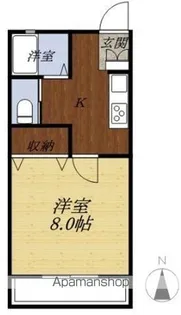 ニューバロンⅠ【2階】の間取り