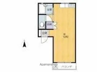 メイプルハウス桃木【212号室】の間取り