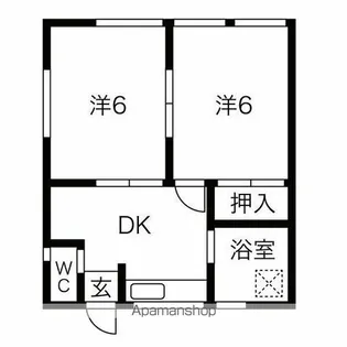 APEX城西【207号室】の間取り