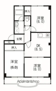 静岡県浜松市中央区高丘北1丁目【マンション】の間取り