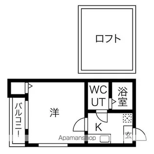 プティオランジュ【201号室号室】の間取り