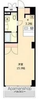 スクエア名駅南【2階】の間取り