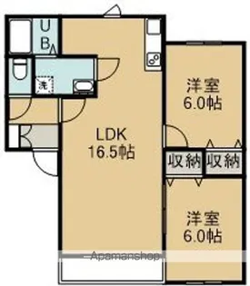 ニートハウスD【102号室】の間取り