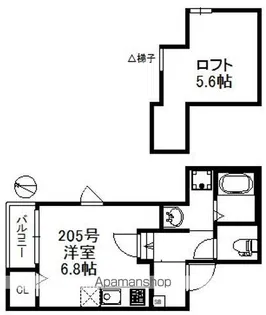 NEXUS賀茂【2階】の間取り