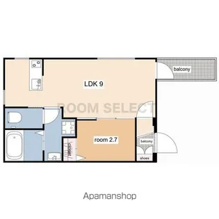 I’ll be清水白壁【1階】の間取り