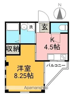 クレスタ中久万【3階】の間取り