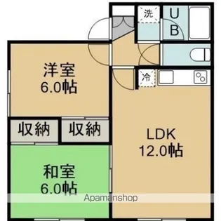 ヤマトマンションⅢ【102号室】の間取り