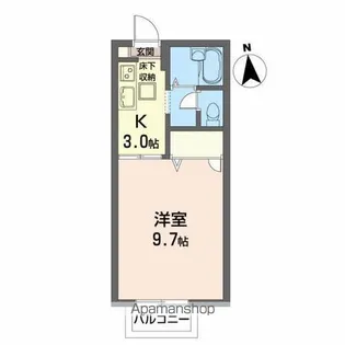 イル・ソーレⅥ【1階】の間取り
