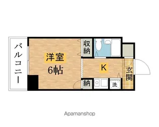 ケイズ八王子【8階】の間取り