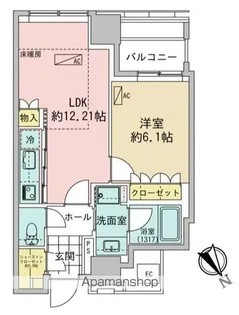 パークコート神宮前【309号室】の間取り